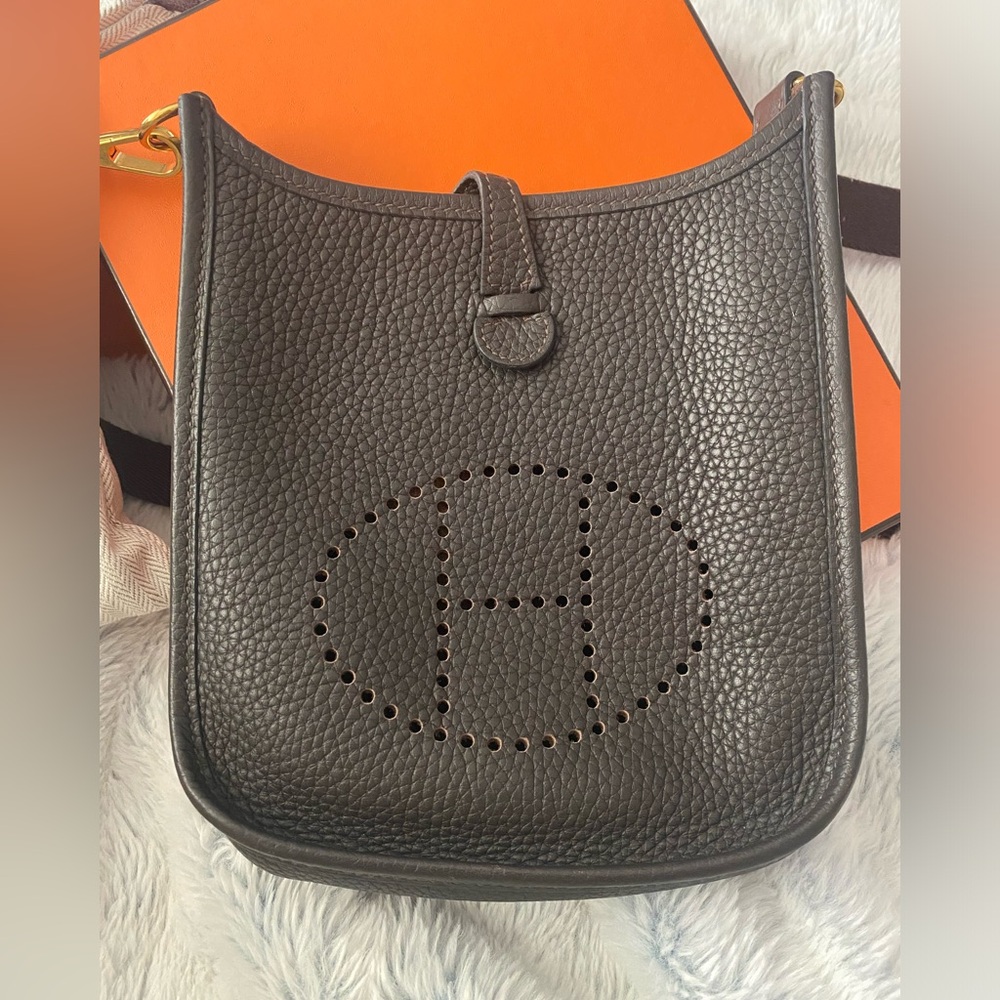 Hermes Mini Evelyne TPM 16 Bag Gold Hardware